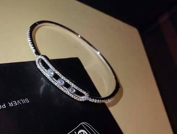 2017 luxury jewelry brand new 925 sterling silver moving stones bangles,fashion ladies zircone move bracelets love jewelry, White
2017 luxury jewelry brand new 925 sterling silver moving stones bangles,fashion ladies zircone move bracelets love jewelry, White