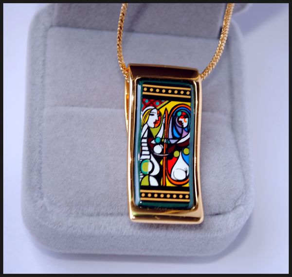 woman before a mirror series necklaces 18 k goldplated enamel necklaces for women s shape pendant necklaces women necklace, Silver
woman before a mirror series necklaces 18 k goldplated enamel necklaces for women s shape pendant necklaces women necklace, Silver