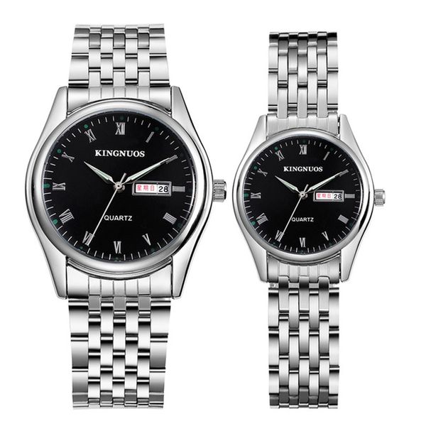 couple watches 2018 fashion business casual wrist watch for men women watch date week waterproof female hour male clock, Slivery;brown
couple watches 2018 fashion business casual wrist watch for men women watch date week waterproof female hour male clock, Slivery;brown