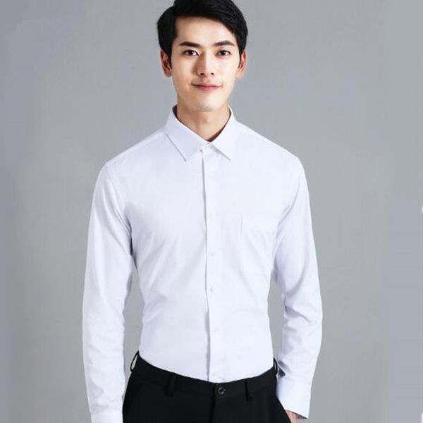 men's long-sleeved business is slouchy shirt men white casual professional tooling white shirt, White;black
men's long-sleeved business is slouchy shirt men white casual professional tooling white shirt, White;black