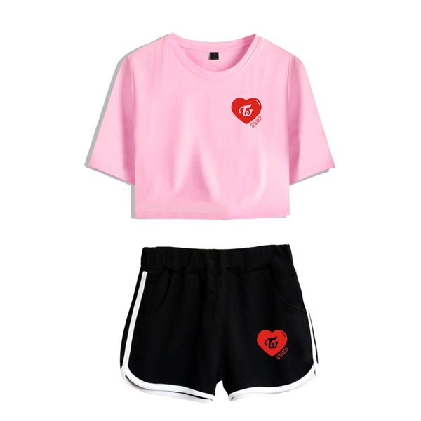 twice two piece set summer cotton printed t shirt woman suit shorts crop fashion +shorts pants 2piece set women sets, Gray
twice two piece set summer cotton printed t shirt woman suit shorts crop fashion +shorts pants 2piece set women sets, Gray