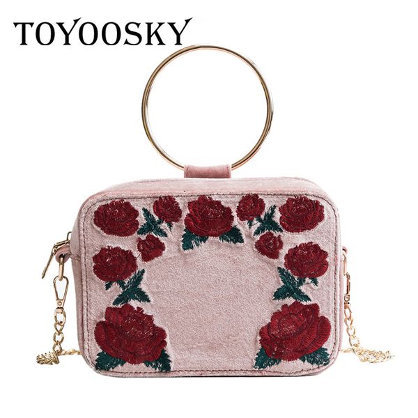 toyoosky fashion velour messenger bag embroidery rose evening shoulder bag for women ladies metal handle purse bolsas
toyoosky fashion velour messenger bag embroidery rose evening shoulder bag for women ladies metal handle purse bolsas