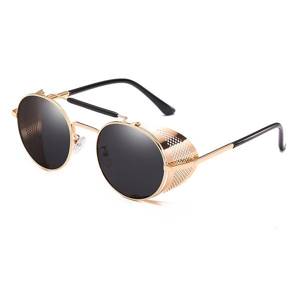 new polarized round sunglasses men steampunk metal shields sun glasses uv protection driving mirrors eyewear women, White;black
new polarized round sunglasses men steampunk metal shields sun glasses uv protection driving mirrors eyewear women, White;black