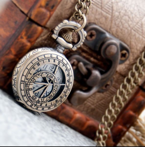 vintage ancient prose engraved wheel fashion quartz bronze hollow out steam punk necklace pocket watches, Slivery;golden
vintage ancient prose engraved wheel fashion quartz bronze hollow out steam punk necklace pocket watches, Slivery;golden