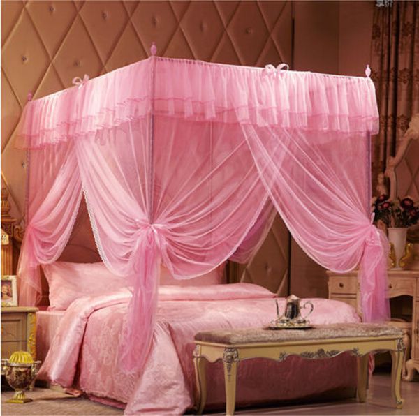 pink new romantic four corner post bed canopy mosquito netting for all size no frame post
pink new romantic four corner post bed canopy mosquito netting for all size no frame post