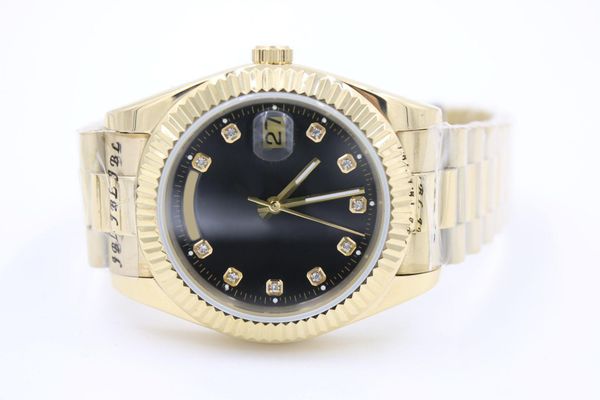 Luxury Brand Big Stainless Steel Watches DAY date Black Faces Men Automatic Movement Mechanical Watches New Fashion Mens Sport Wristwatch
Luxury Brand Big Stainless Steel Watches DAY date Black Faces Men Automatic Movement Mechanical Watches New Fashion Mens Sport Wristwatch