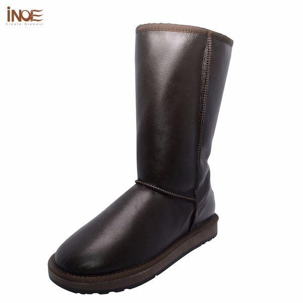 inoe classic real sheepskin leather sheep fur lined high man winter snow boots for men winter shoes waterproof 35-44 black brown
inoe classic real sheepskin leather sheep fur lined high man winter snow boots for men winter shoes waterproof 35-44 black brown