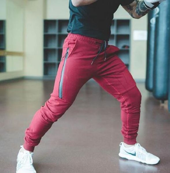 gym training jogging pants mens joggers slim fit soccer sweatpants cotton zipper workout running tights sport trousers men, White;black
gym training jogging pants mens joggers slim fit soccer sweatpants cotton zipper workout running tights sport trousers men, White;black