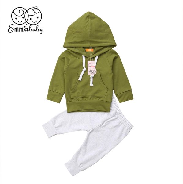 2018 latest children's wear newborn toddler infant baby boy cotton hooded sweatshirt long pants 2pcs outfits clothes 0-24m, White
2018 latest children's wear newborn toddler infant baby boy cotton hooded sweatshirt long pants 2pcs outfits clothes 0-24m, White