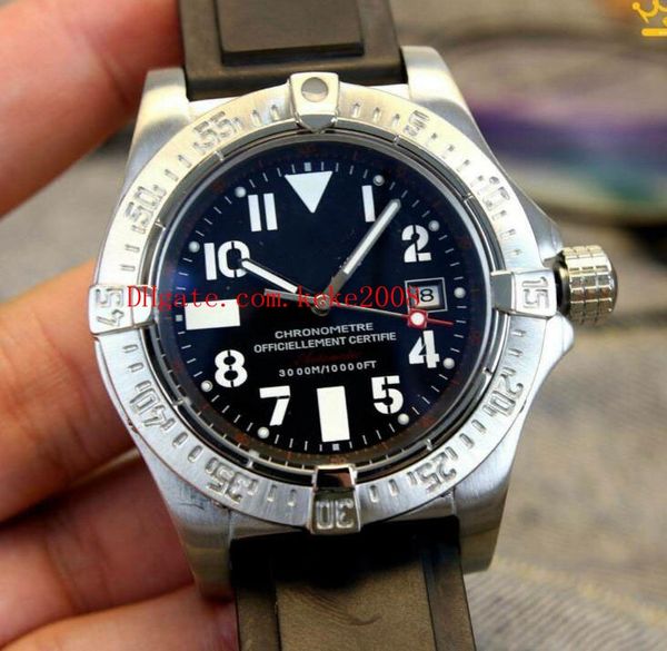 luxury watch avenger seawolf a17330 45mm stainless steel 2 colors rubber bands strap automatic mechanical mens watch watches, Slivery;brown
luxury watch avenger seawolf a17330 45mm stainless steel 2 colors rubber bands strap automatic mechanical mens watch watches, Slivery;brown