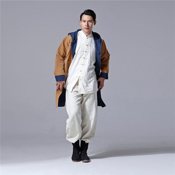 hisenky men's autumn winter windbreaker chinese style cotton linen jacket double-sided wear casual retro hooded trenchcoat, Tan;black
hisenky men's autumn winter windbreaker chinese style cotton linen jacket double-sided wear casual retro hooded trenchcoat, Tan;black