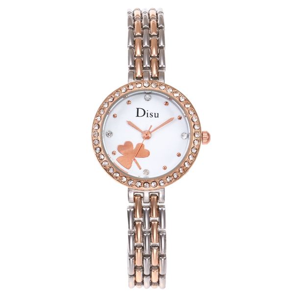 relojes para mujer 2018 exquisite small women bracelet watch women fashion luxury rhinestone clover quartz watches ladies clocks, Slivery;brown
relojes para mujer 2018 exquisite small women bracelet watch women fashion luxury rhinestone clover quartz watches ladies clocks, Slivery;brown