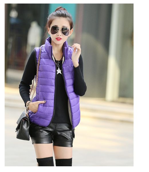 Standard Plus Size Women Sleeveless Jacket Winter Korean Short Cotton Regular Basic Paragraph Slim Coat Outerwear New
Standard Plus Size Women Sleeveless Jacket Winter Korean Short Cotton Regular Basic Paragraph Slim Coat Outerwear New