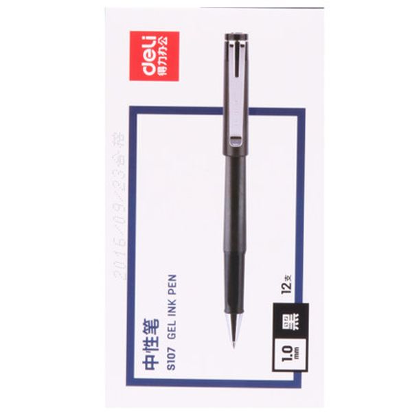 deli s107 gel-ink pen 10 pcs 1.0 mm black professional sign rollerball pen gel ink supplies desk accessories stationery new
deli s107 gel-ink pen 10 pcs 1.0 mm black professional sign rollerball pen gel ink supplies desk accessories stationery new