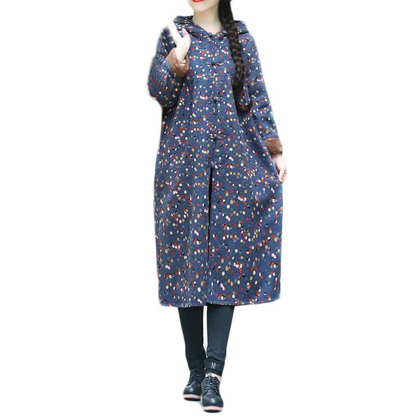 jacket zipper casual long sleeves women plus size winter coat cotton-padded printing easy long loose jacket, Black
jacket zipper casual long sleeves women plus size winter coat cotton-padded printing easy long loose jacket, Black