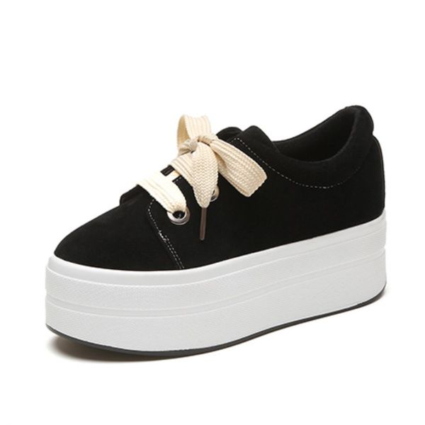 height wedges shoes shoes flats platform sneakers increasing hidden heel suede autumn casual zipper woman for women givmd, Black
height wedges shoes shoes flats platform sneakers increasing hidden heel suede autumn casual zipper woman for women givmd, Black