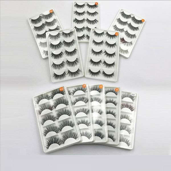 5 pairs per box eyelashes mink lashes handtied natural long mink eyelashes false eyelashes full strip lashes
5 pairs per box eyelashes mink lashes handtied natural long mink eyelashes false eyelashes full strip lashes