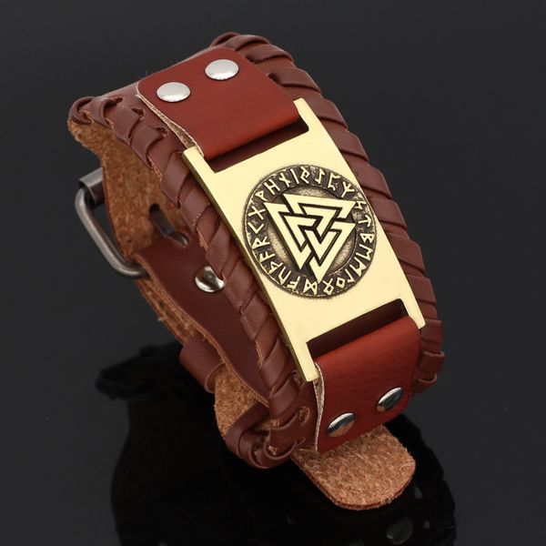 nodic viking vegvisir compass leather amulet odin symbol bracelet -adjustable size 19-28 cm, Black
nodic viking vegvisir compass leather amulet odin symbol bracelet -adjustable size 19-28 cm, Black