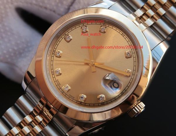 factory supplier quality sapphire automatic mechanical stainless 41mm 126303 2 tone gold diamond mens watch watches, Slivery;brown
factory supplier quality sapphire automatic mechanical stainless 41mm 126303 2 tone gold diamond mens watch watches, Slivery;brown