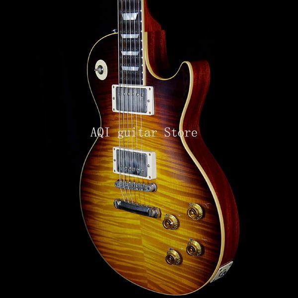 tiger smoke sunburst/1 pieces mahogany body/1 pieces mahogany neck/rosewood fingerboard/6 string electric guitar
tiger smoke sunburst/1 pieces mahogany body/1 pieces mahogany neck/rosewood fingerboard/6 string electric guitar