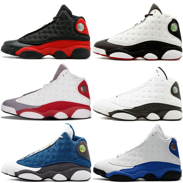 online shoes 13 xiii 13s mens designer basketball shoes bred black brown white hologram flints grey sports sneakers, White;red
online shoes 13 xiii 13s mens designer basketball shoes bred black brown white hologram flints grey sports sneakers, White;red