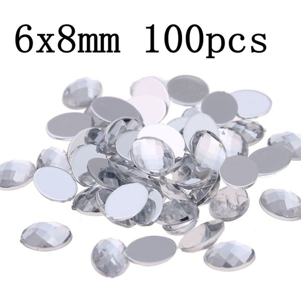 nail art decorations 6x8mm 100pcs oval shape flatback earth facets acrylic rhinestone strass high shine nail art stones, Silver;gold
nail art decorations 6x8mm 100pcs oval shape flatback earth facets acrylic rhinestone strass high shine nail art stones, Silver;gold