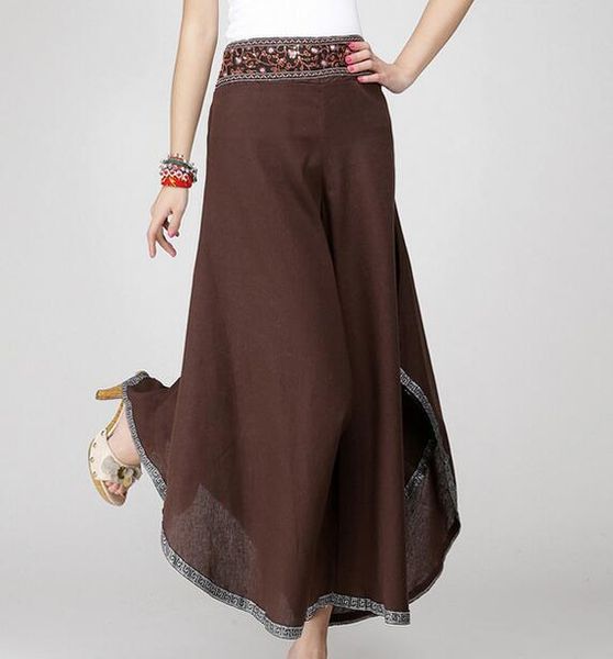 palazzo pants wide leg linen pants lady casual trousers muslim long maxi loose skirts culottes ship, Black;white
palazzo pants wide leg linen pants lady casual trousers muslim long maxi loose skirts culottes ship, Black;white