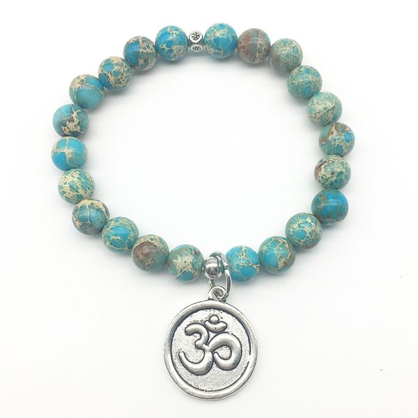 sn1312 trendy men`s blue regalite bracelet natural stone bracelet balance ohm charm bracelet jewelry wholesale, Black
sn1312 trendy men`s blue regalite bracelet natural stone bracelet balance ohm charm bracelet jewelry wholesale, Black