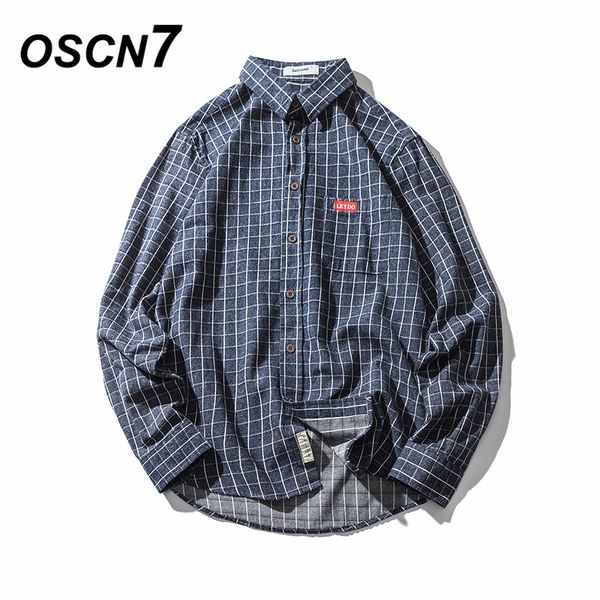 oscn7 blue casual plaid shirt men 2018 spring new grey fashion streetwear men shirt camisa masculina cotton flannel dress, White;black
oscn7 blue casual plaid shirt men 2018 spring new grey fashion streetwear men shirt camisa masculina cotton flannel dress, White;black