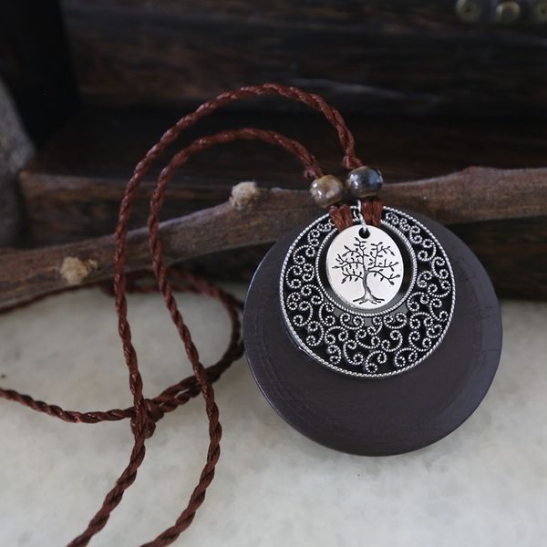 weiyu alloy tree of life wooden pendant necklace maxi necklace jewelry vintage leaf wood fashion long ceramics beads, Silver
weiyu alloy tree of life wooden pendant necklace maxi necklace jewelry vintage leaf wood fashion long ceramics beads, Silver