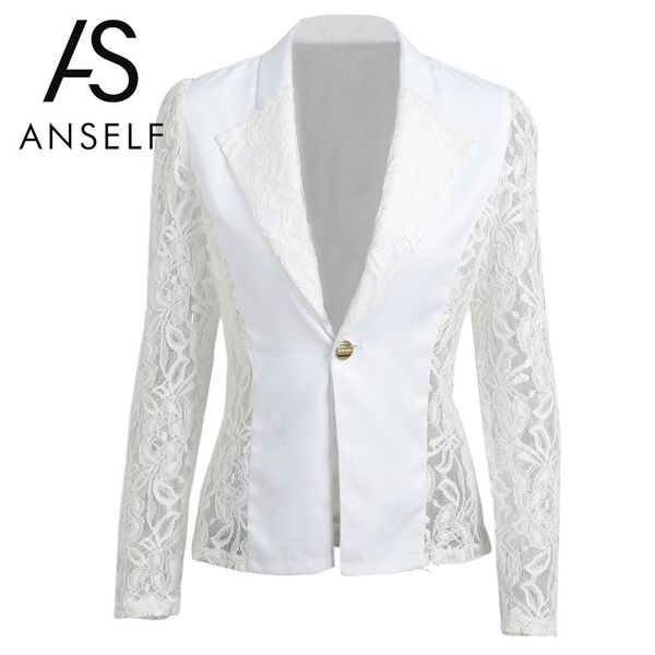 2017 autumn xxxl plus size women jacket lace splicing long sleeves slim suit one button casual coat work wear ladies black/white, Black;brown
2017 autumn xxxl plus size women jacket lace splicing long sleeves slim suit one button casual coat work wear ladies black/white, Black;brown
