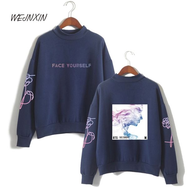 new long sleeve kpop love yourself capless hoodies men women pullovers sweatshirt bangtan boys turtleneck streetwear, Black
new long sleeve kpop love yourself capless hoodies men women pullovers sweatshirt bangtan boys turtleneck streetwear, Black