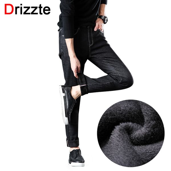 drizze winter fleece men jeans stretch flockin jeans slim fit plus size to 40 42 44 46 big men pants keep warm, Blue
drizze winter fleece men jeans stretch flockin jeans slim fit plus size to 40 42 44 46 big men pants keep warm, Blue