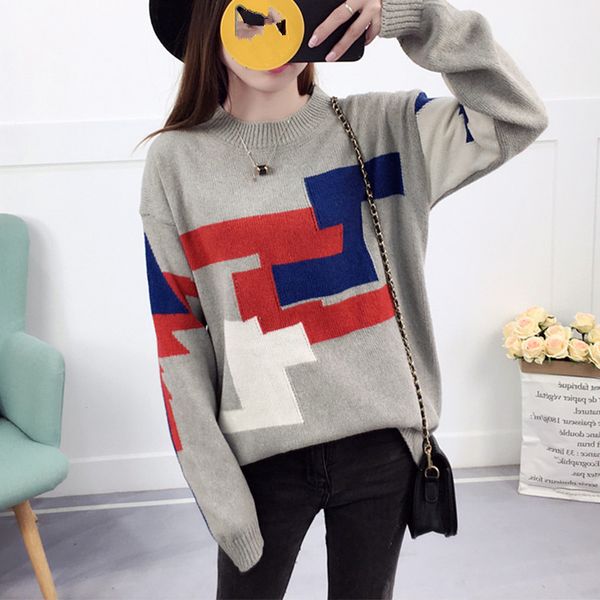 autumn winter women knitting sweaters pullovers 2018 female casual loose long sleeve knitted sweater women jumper sweter, White;black
autumn winter women knitting sweaters pullovers 2018 female casual loose long sleeve knitted sweater women jumper sweter, White;black