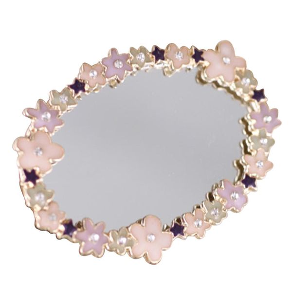 small fresh flower mini mirror oil painting flowers frame mini portable beauty decoration for girl cosmetic mirror makeup tool
small fresh flower mini mirror oil painting flowers frame mini portable beauty decoration for girl cosmetic mirror makeup tool
