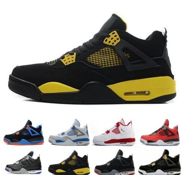 Cheap Top 4 mens basketball shoes sneakers Black Yellow White Cement Pure Money Bred Royalty Game Royal 4s Sports shoes US 7-13
Cheap Top 4 mens basketball shoes sneakers Black Yellow White Cement Pure Money Bred Royalty Game Royal 4s Sports shoes US 7-13