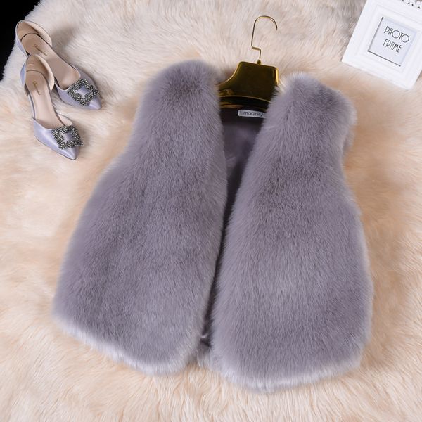new fashion women winter clothing 2018 imitation fur wasitcoat faux fur coat women vest jacket, Black
new fashion women winter clothing 2018 imitation fur wasitcoat faux fur coat women vest jacket, Black