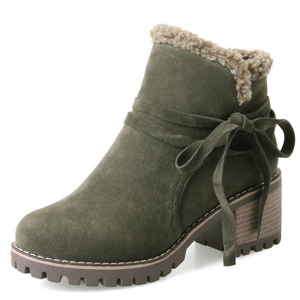 platform ankle boots for women new round toe high heel 6cm lace up martin boots army green square heel women's shoes, Black
platform ankle boots for women new round toe high heel 6cm lace up martin boots army green square heel women's shoes, Black