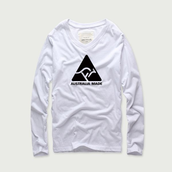 australia kangaroo logo print t shirt men cotton v-neck autumn casual style long sleeve t-shirt tee men size s-xxxl, White;black
australia kangaroo logo print t shirt men cotton v-neck autumn casual style long sleeve t-shirt tee men size s-xxxl, White;black