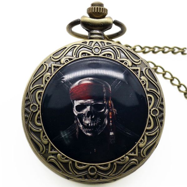 new fashion style pocket watch, bronze black skull bone pocket watch for men, pendant accessory gift for men, Slivery;golden
new fashion style pocket watch, bronze black skull bone pocket watch for men, pendant accessory gift for men, Slivery;golden