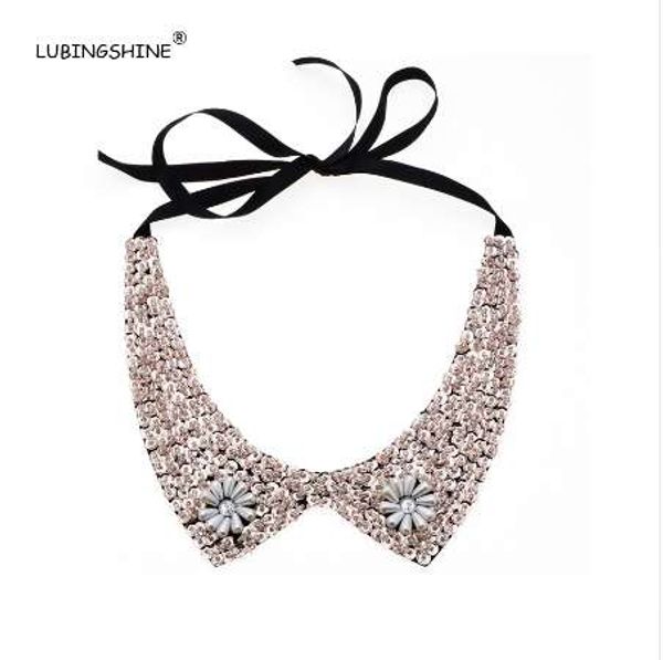 lubingshine fashion handmade women fake collar choker neckalce simulate pearl resin bead sequined statement collier jewelry, Blue;red
lubingshine fashion handmade women fake collar choker neckalce simulate pearl resin bead sequined statement collier jewelry, Blue;red