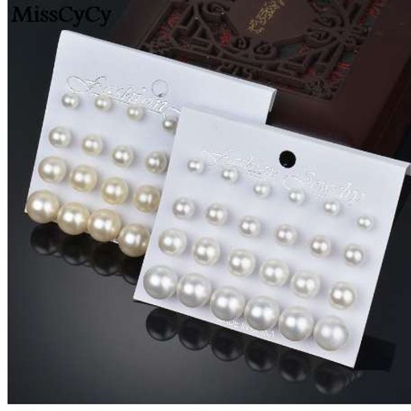 misscycy 12 pairs/set simulated pearl earrings for women jewelry bijoux brincos pendientes mujer fashion stud earrings, Golden;silver
misscycy 12 pairs/set simulated pearl earrings for women jewelry bijoux brincos pendientes mujer fashion stud earrings, Golden;silver