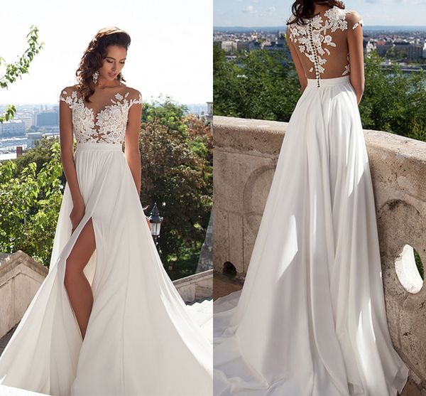 sexy beach свадебные платья sheer кружева аппликация оболочка v шеи backless сплит шифон свадебные платья белого платья hy141, White
sexy beach свадебные платья sheer кружева аппликация оболочка v шеи backless сплит шифон свадебные платья белого платья hy141, White