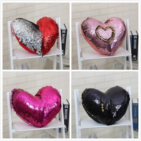 heart shape sequin pllow case mermaid throw pillow without insert decorative cushion two-color 35*40cm reversible sequins pillow cover
heart shape sequin pllow case mermaid throw pillow without insert decorative cushion two-color 35*40cm reversible sequins pillow cover