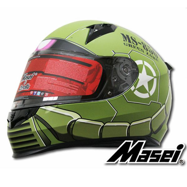 masei 850 green zaku full face helmet motorcycle helmet mens womens abs racing dot ece approved
masei 850 green zaku full face helmet motorcycle helmet mens womens abs racing dot ece approved