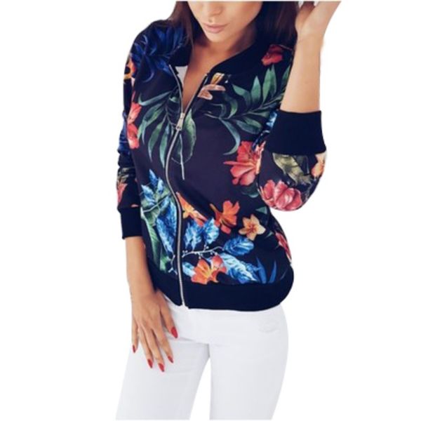retro floral zipper up bomber jacket 2018 women coat fashion ladies casual coat autumn outwear women clothes 3164, Black;brown
retro floral zipper up bomber jacket 2018 women coat fashion ladies casual coat autumn outwear women clothes 3164, Black;brown