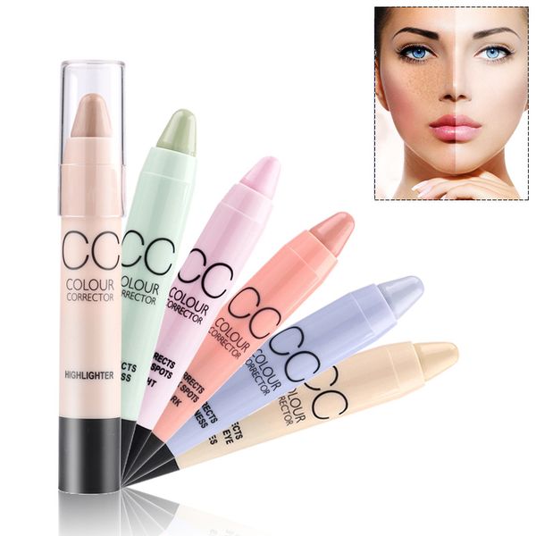 contour highlighter face makeup cc color corrector blemish concealer cream base palette pen pencil stick menow cosmetic 6 colors
contour highlighter face makeup cc color corrector blemish concealer cream base palette pen pencil stick menow cosmetic 6 colors