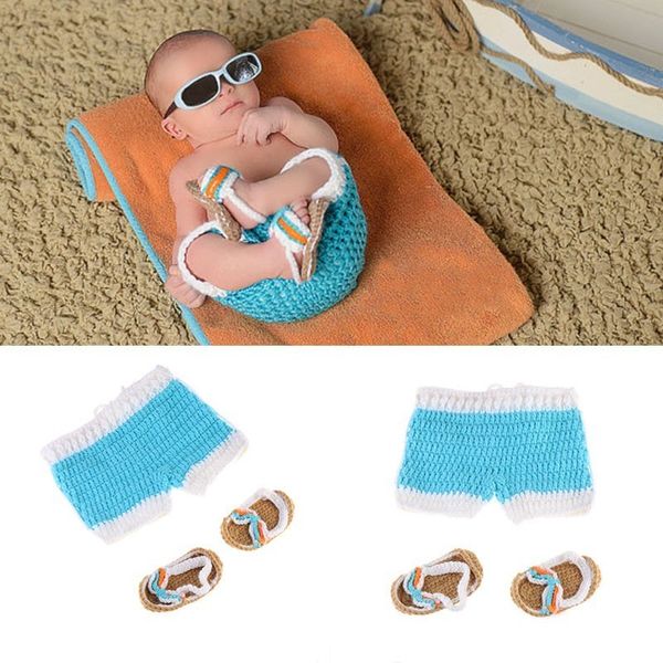 newborn sky blue and green beach pants and sandals crochet knit baby boy clothing new born pgraphy accessories p props, Yellow 
newborn sky blue and green beach pants and sandals crochet knit baby boy clothing new born pgraphy accessories p props, Yellow