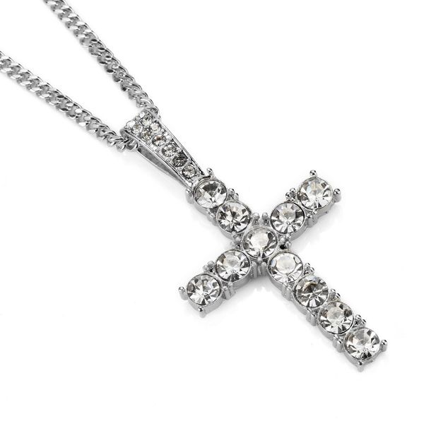 fashion men hip hop stainless steel jewelry cross pendant necklace full rhinestone design silver color chain jewellery men necklace
fashion men hip hop stainless steel jewelry cross pendant necklace full rhinestone design silver color chain jewellery men necklace