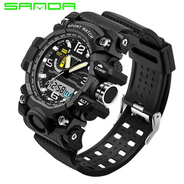 sanda fashion sport watch men calendar chronograph backlight clock for men waterproof horloges mannen 732, Slivery;brown
sanda fashion sport watch men calendar chronograph backlight clock for men waterproof horloges mannen 732, Slivery;brown